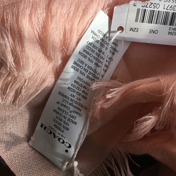 Coach Wool/Silk scarf - Picture 5 of 5